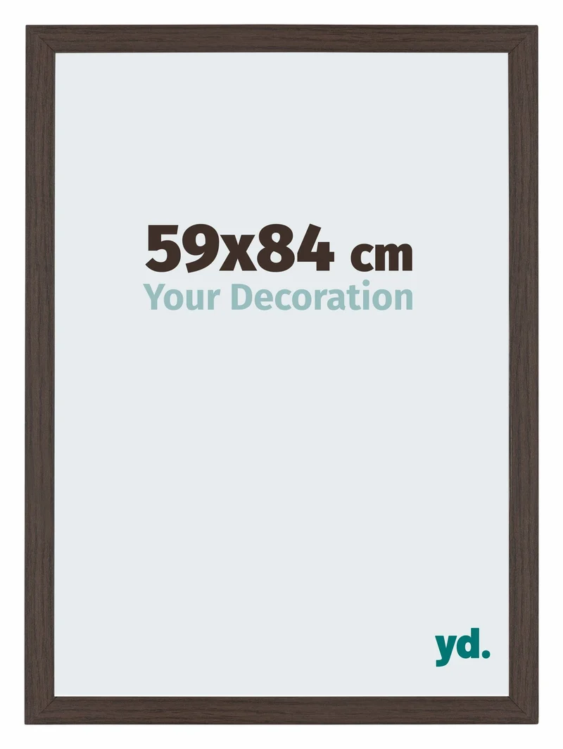 Bilderrahmen 59x84 cm - Eiche Dunkel - MDF - Mura