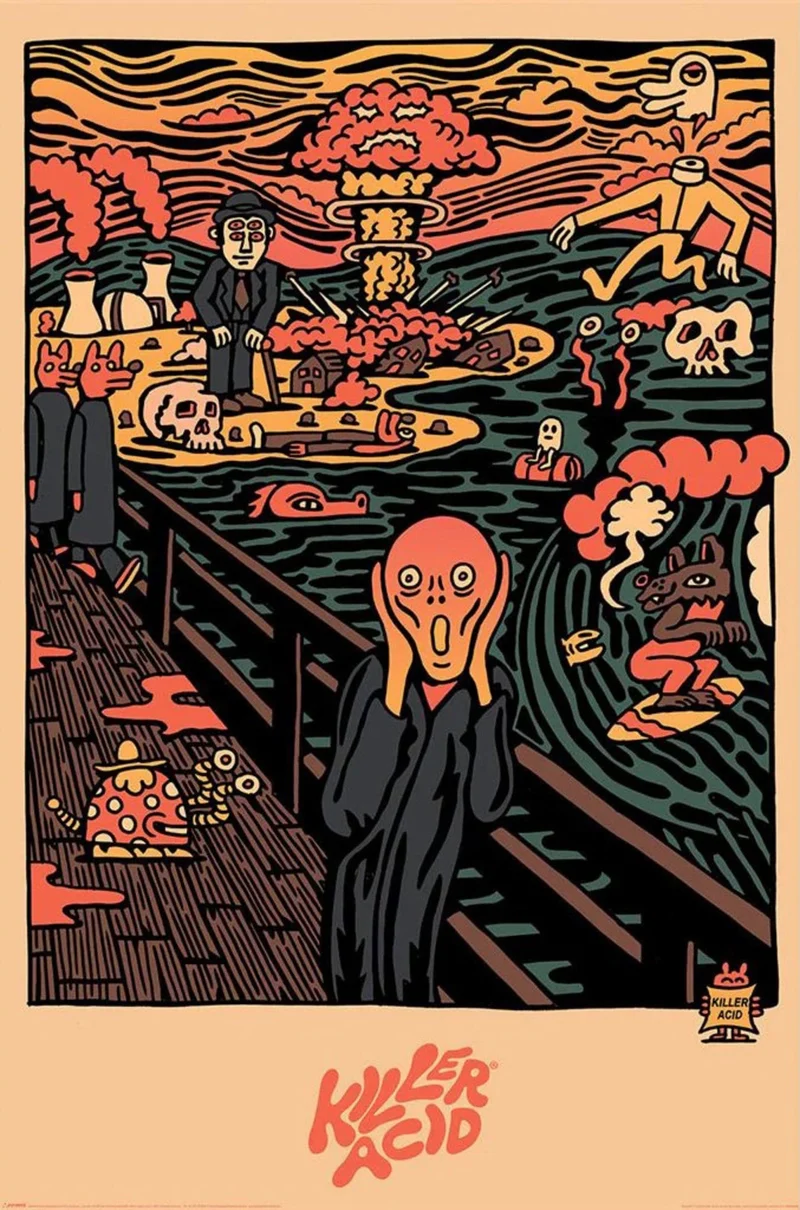 Poster Killer Acid - Scream 61x91,5cm