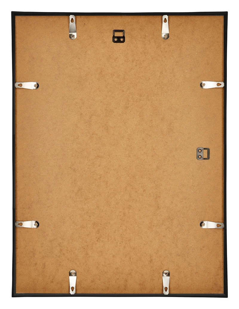 Bilderrahmen 48x64 cm - Schwarz Matt - Kunststoff - Annecy