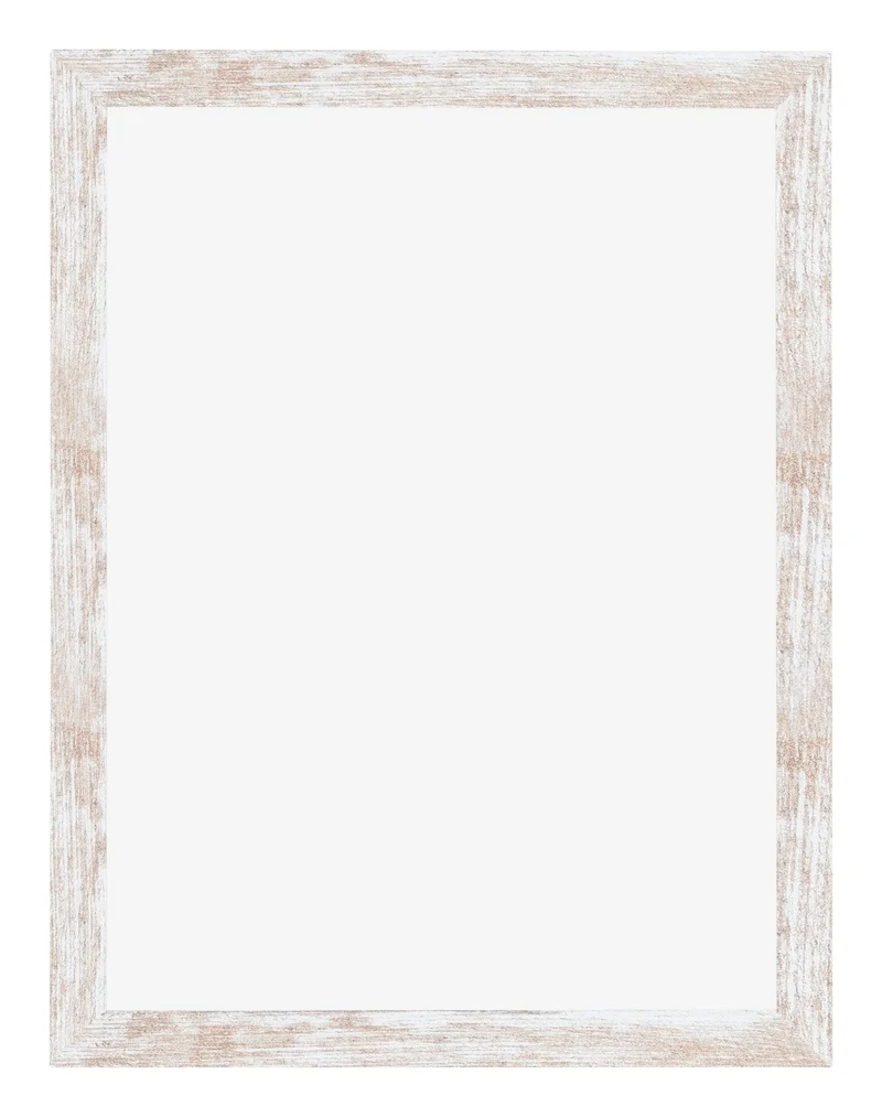 Bilderrahmen 24x32 cm - White Wash - MDF - Catania