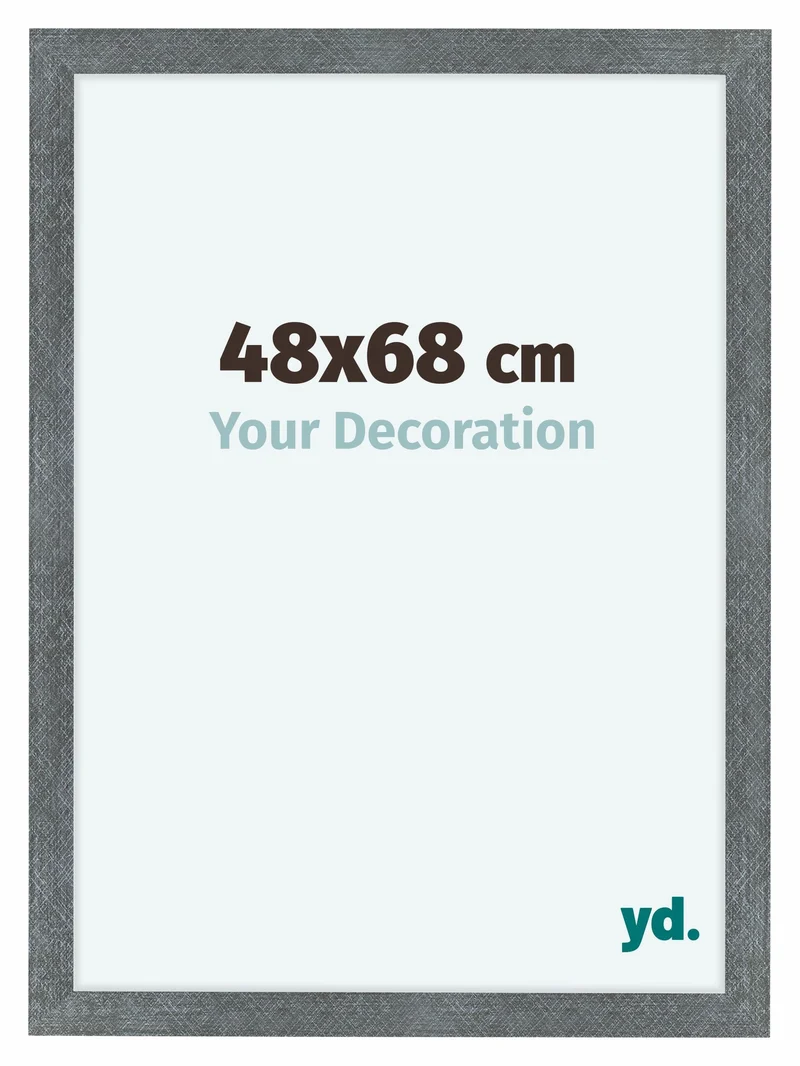 Bilderrahmen 48x68 cm - Eisen Gewischt - MDF - Como