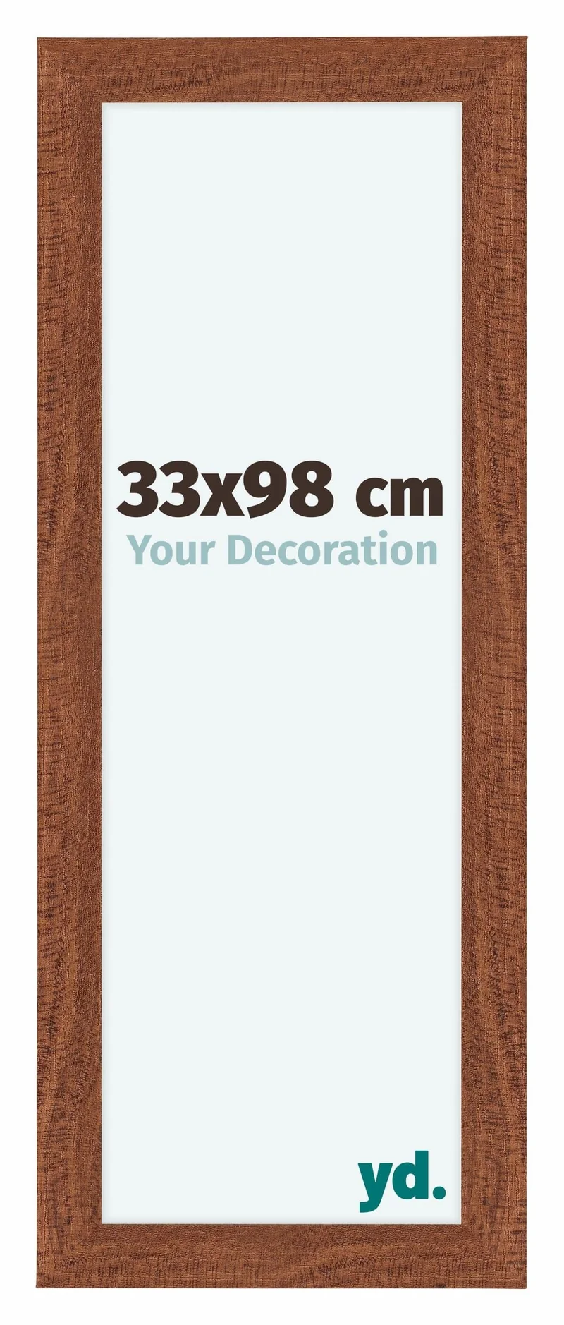 Bilderrahmen 33x98 cm - Nussbaum - MDF - Como