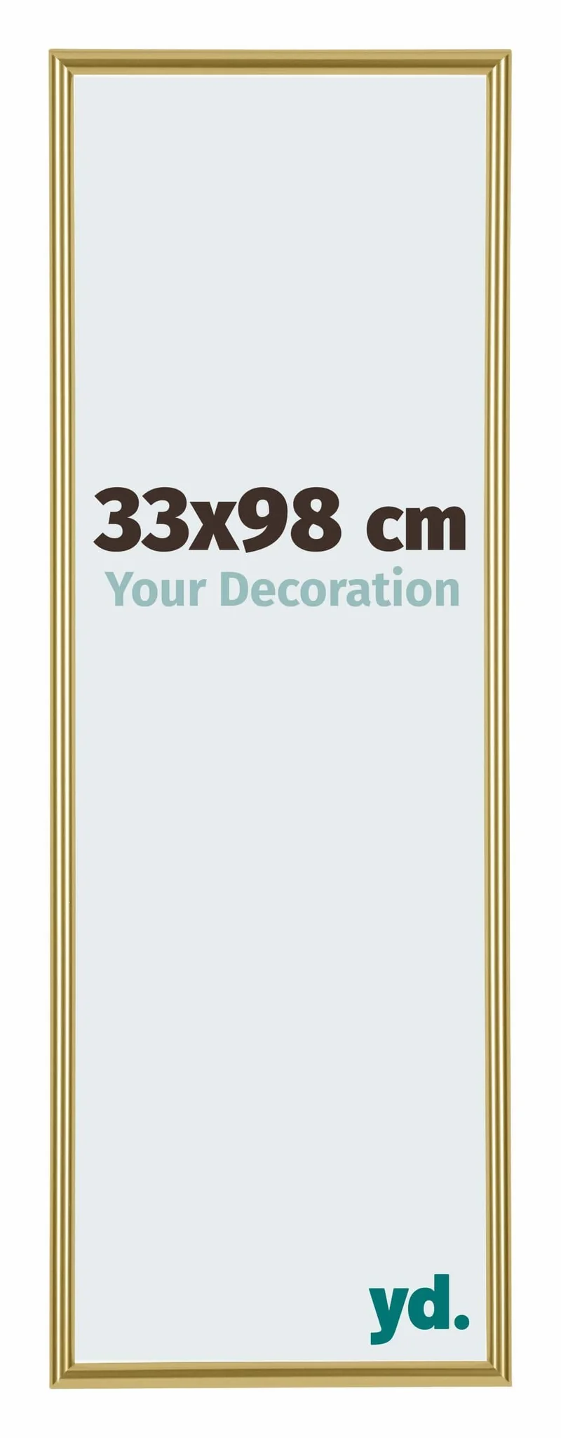 Bilderrahmen 33x98 cm - Gold - Kunststoff - Annecy