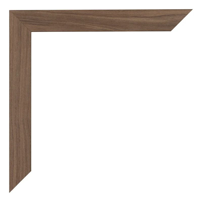 Bilderrahmen 48x64 cm - Nussbaum Dunkel - MDF - Mura