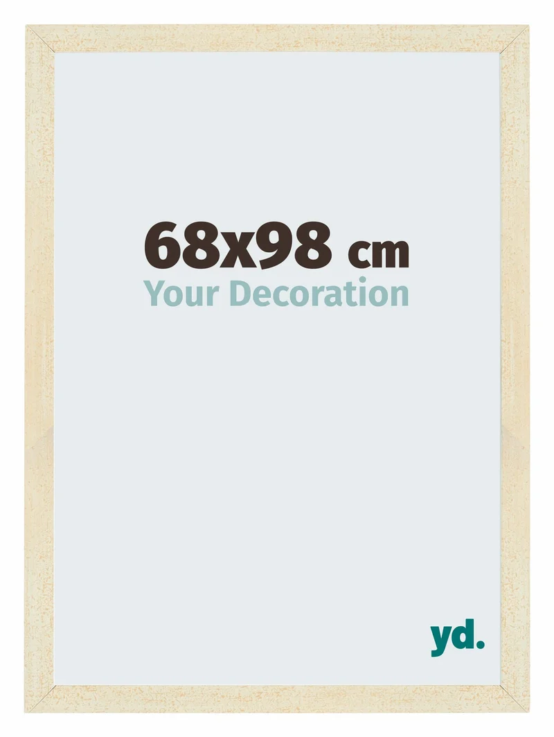 Bilderrahmen 68x98 cm - Sand Gewischt - MDF - Mura