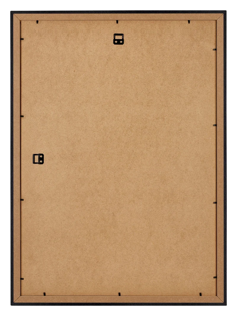 Bilderrahmen 68x98 cm - Schwarz Matt - MDF - Mura