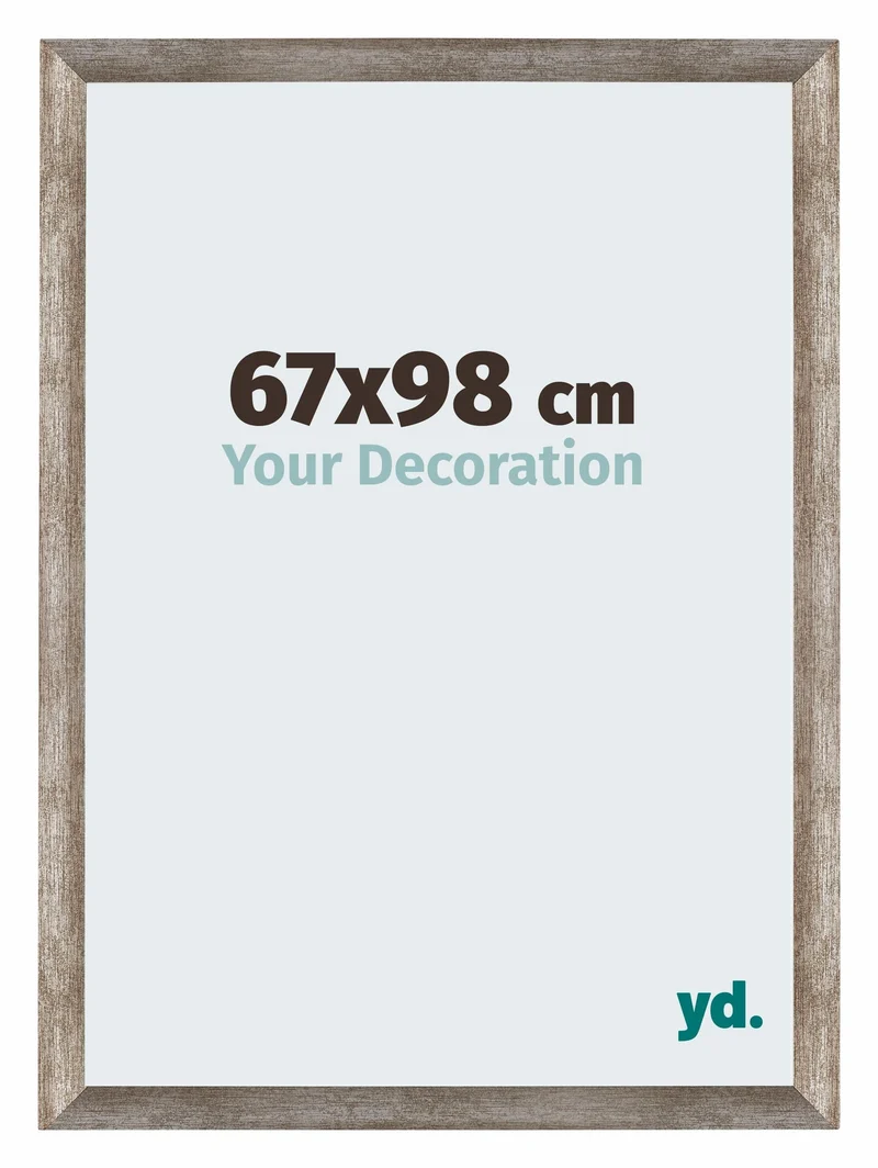 Bilderrahmen 67x98 cm - Metall Vintage - MDF - Mura