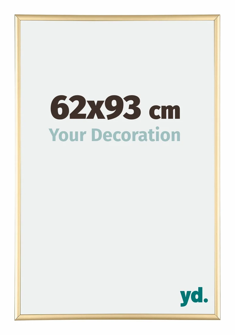 Bilderrahmen 62x93 cm - Gold - Aluminium - Kent