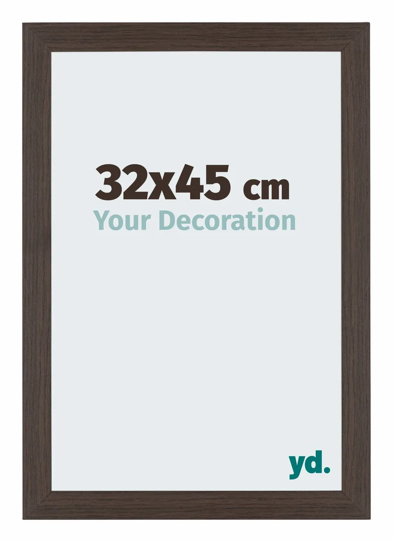 Bilderrahmen 32x45 cm - Eiche Dunkel - MDF - Mura