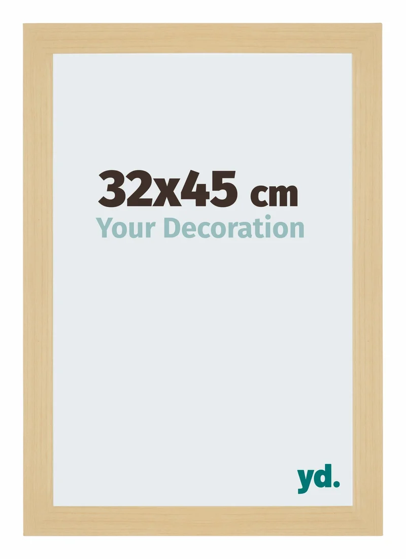 Bilderrahmen 32x45 cm - Ahorn Dekor - MDF - Mura