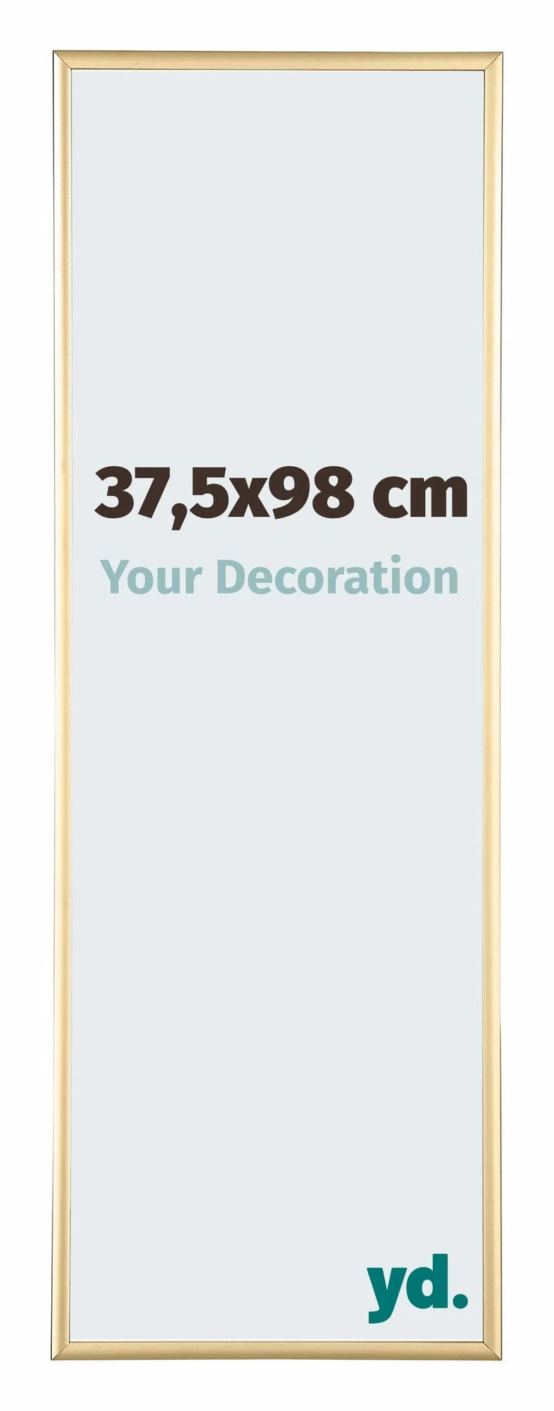 Bilderrahmen 37,5x98 cm - Gold - Aluminium - Kent