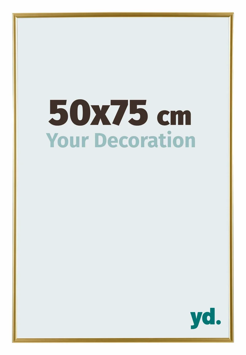 Bilderrahmen 50x75 cm - Gold - Kunststoff - Evry