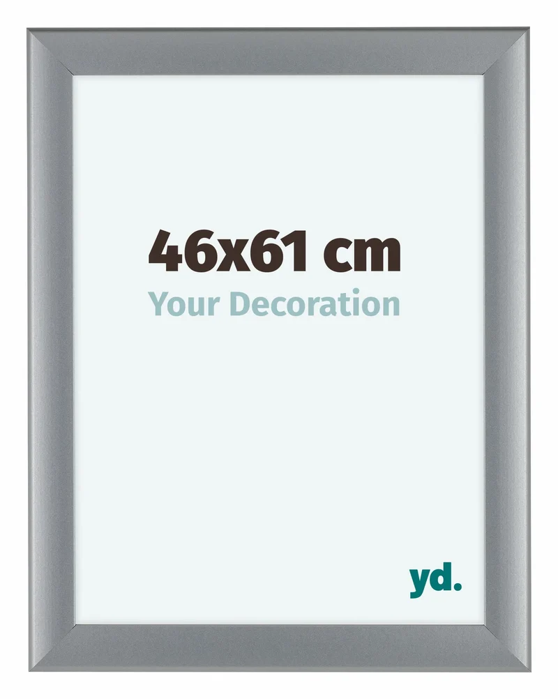 Bilderrahmen 46x61 cm - Silber Matt - MDF - Como