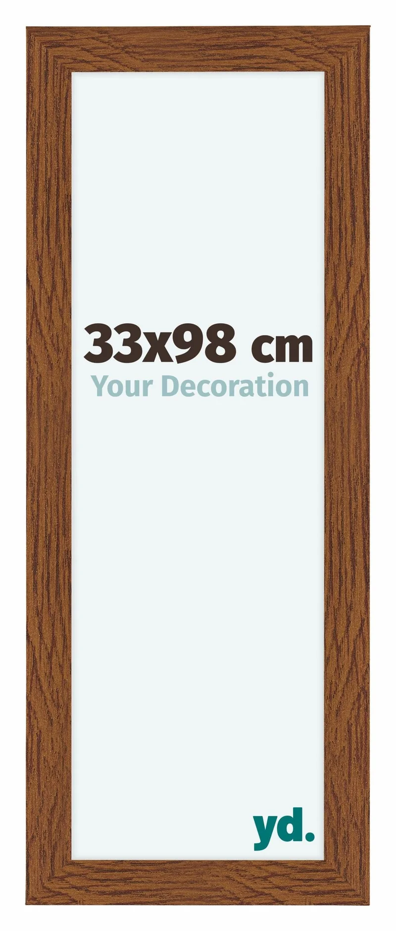 Bilderrahmen 33x98 cm - Eiche Rustikal - MDF - Como