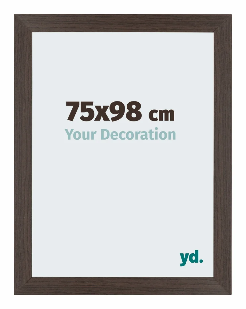 Bilderrahmen 75x98 cm - Eiche Dunkel - MDF - Mura