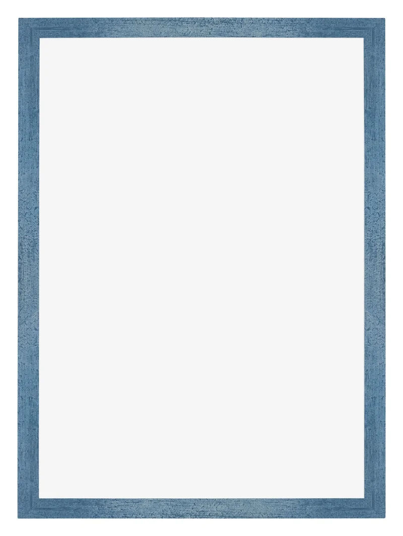 Bilderrahmen 48x68 cm - Hellblau Gewischt - MDF - Mura
