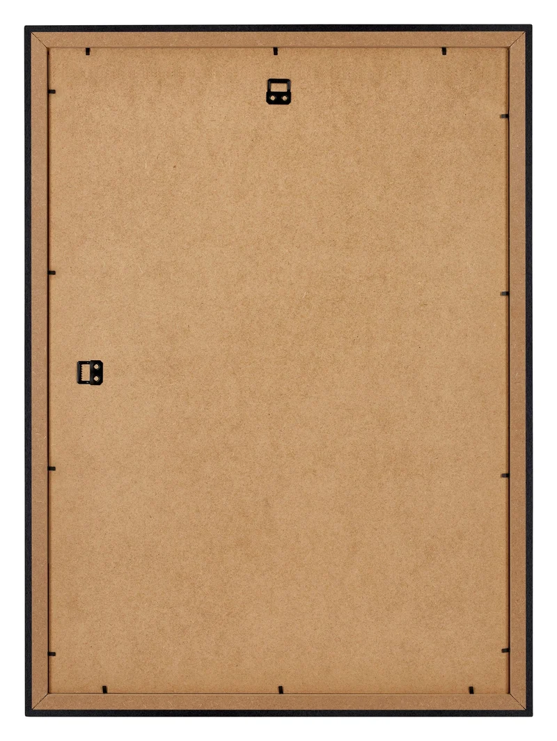 Bilderrahmen 67x98 cm - Schwarz Matt - MDF - Mura