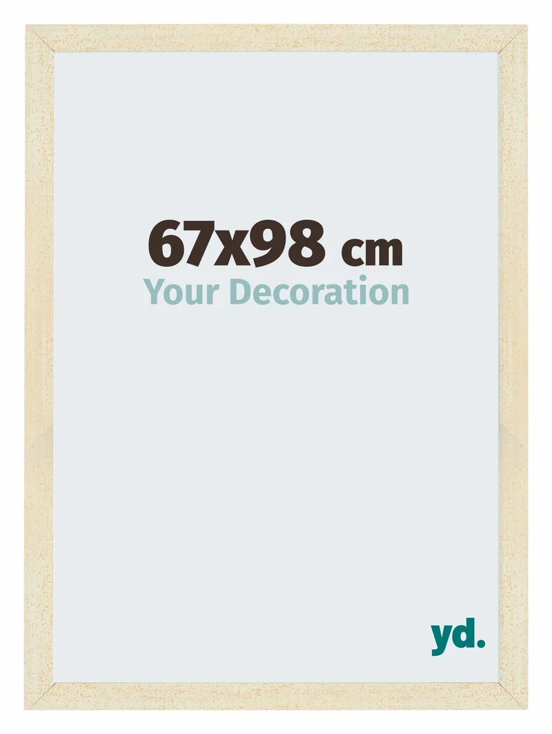 Bilderrahmen 67x98 cm - Sand Gewischt - MDF - Mura