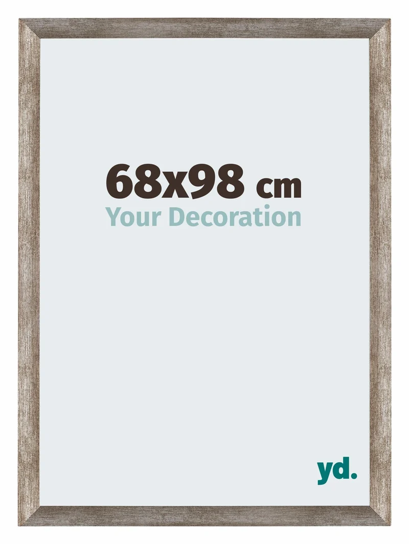 Bilderrahmen 68x98 cm - Metall Vintage - MDF - Mura