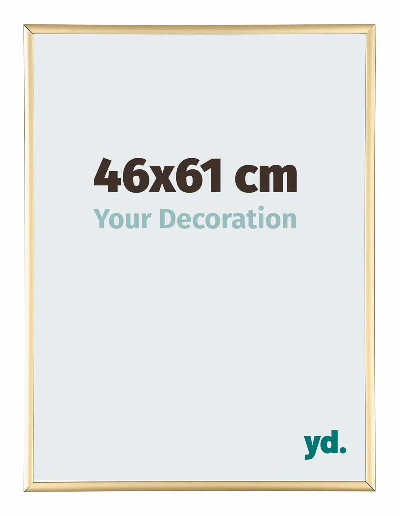 Bilderrahmen 46x61 cm - Gold - Aluminium - Kent