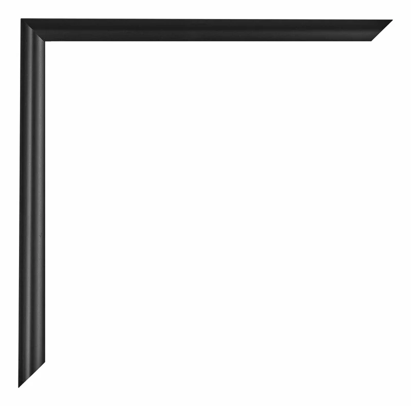 Bilderrahmen 55x65 cm - Schwarz Matt - Kunststoff - Bordeaux
