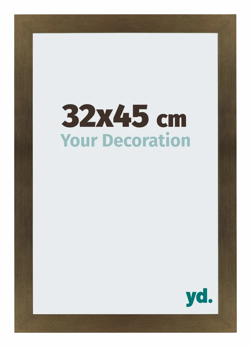 Bilderrahmen 32x45 cm - Bronze Dekor - MDF - Mura