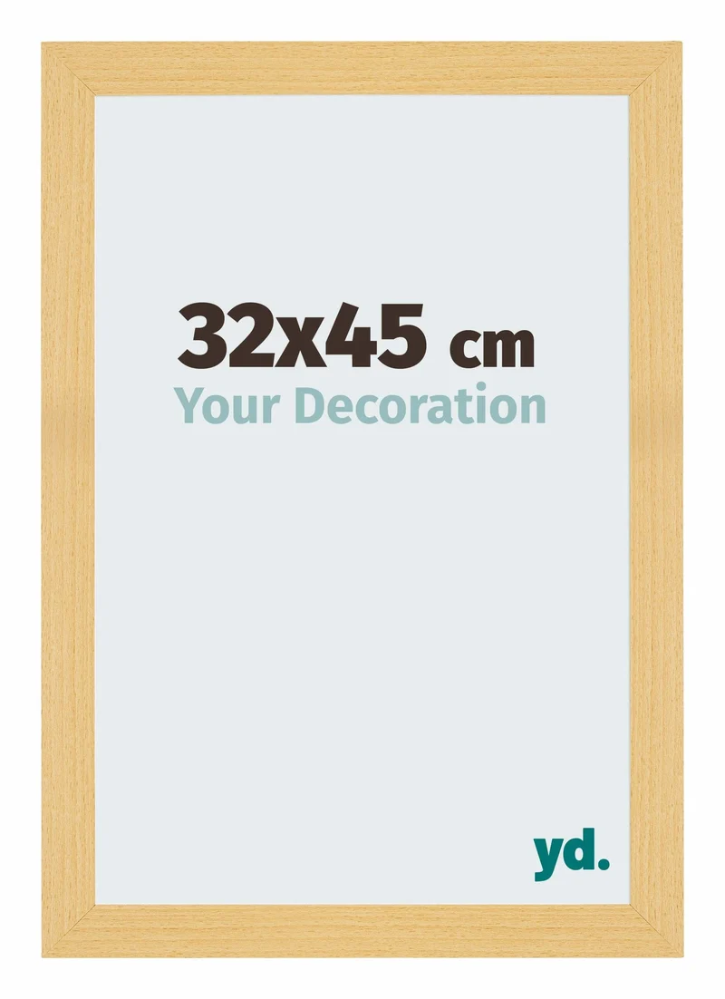 Bilderrahmen 32x45 cm - Buche Dekor - MDF - Mura