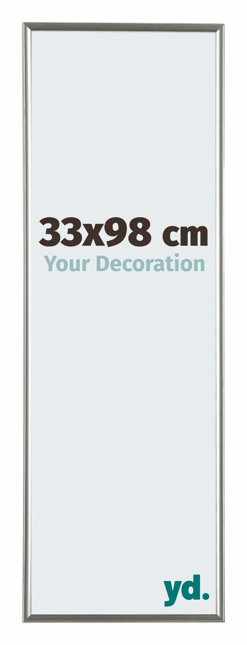 Bilderrahmen 33x98 cm - Champagner - Kunststoff - Evry
