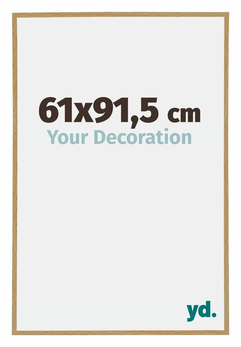 Bilderrahmen 61x91,5 cm - Buche Hell - Kunststoff - Evry