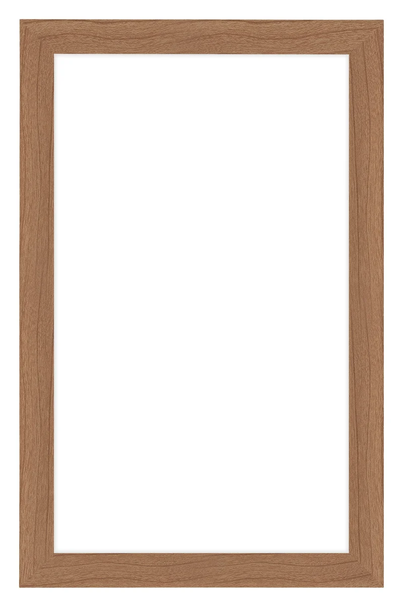 Bilderrahmen 33x48 cm - Nussbaum Hell - MDF - Como