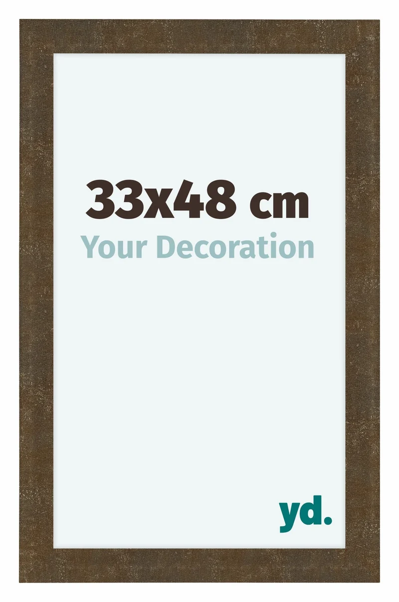Bilderrahmen 33x48 cm - Gold Antik - MDF - Como