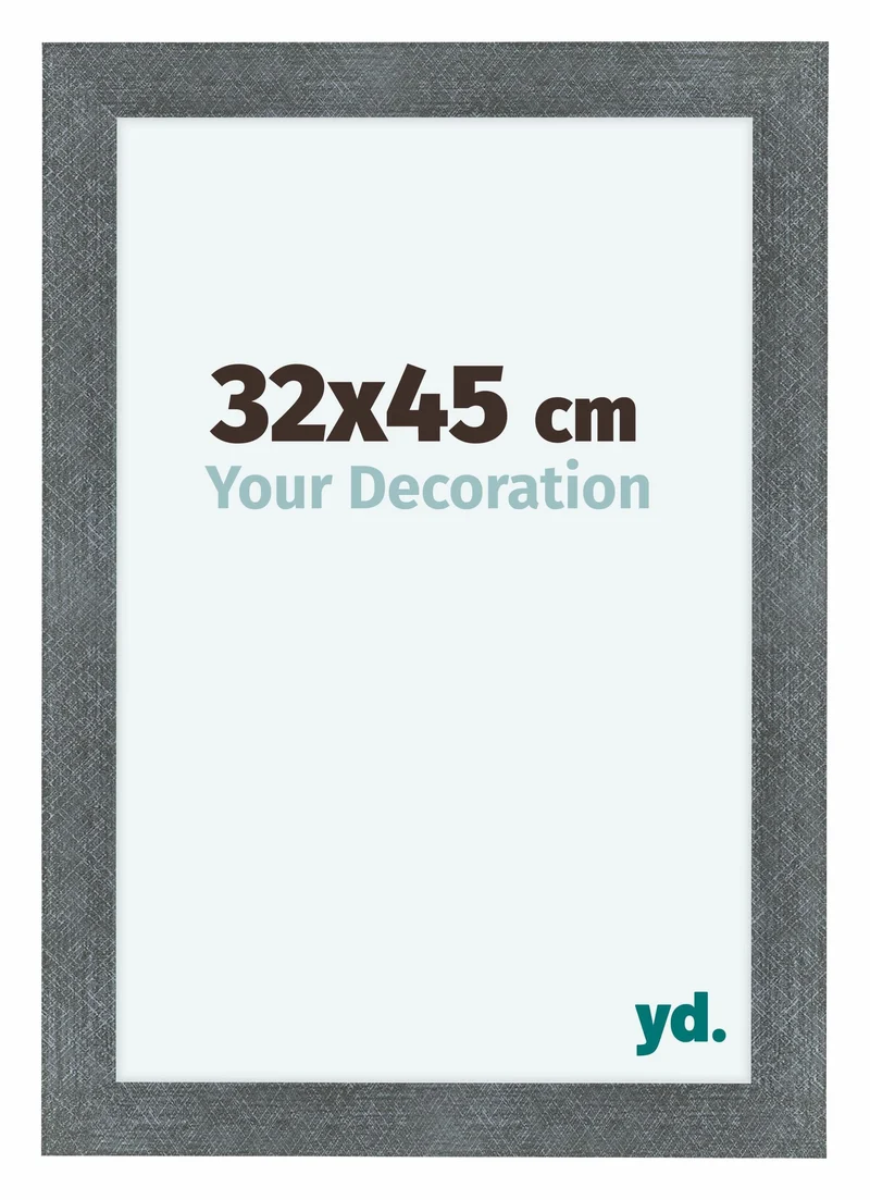 Bilderrahmen 32x45 cm - Eisen Gewischt - MDF - Como