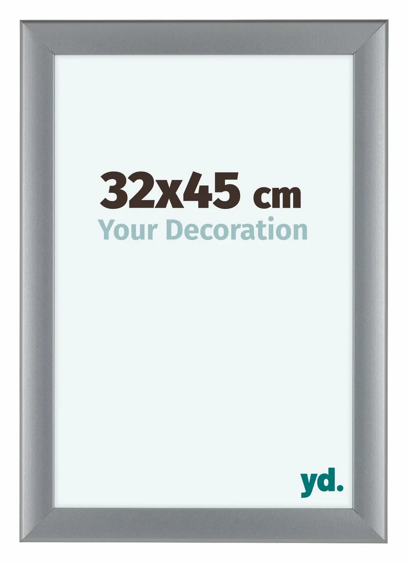 Bilderrahmen 32x45 cm - Silber Matt - MDF - Como