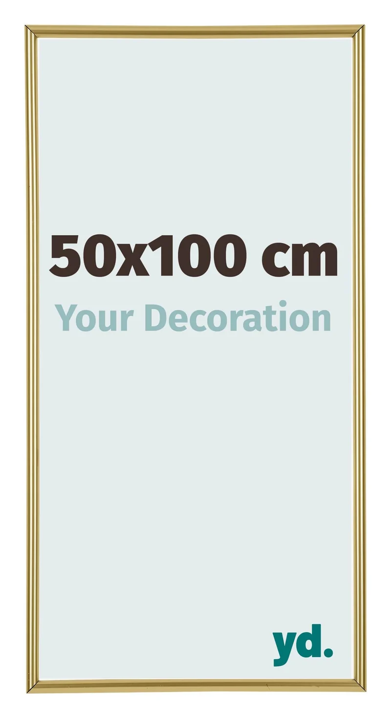 Bilderrahmen 50x100 cm - Gold - Kunststoff - Annecy