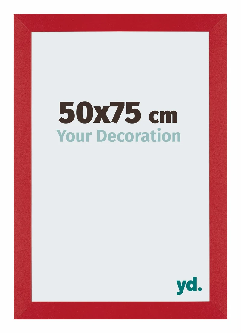 Bilderrahmen 50x75 cm - Rot - MDF - Mura