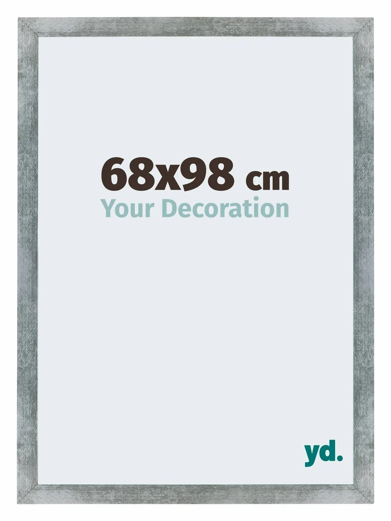 Bilderrahmen 68x98 cm - Eisen Gewischt - MDF - Mura