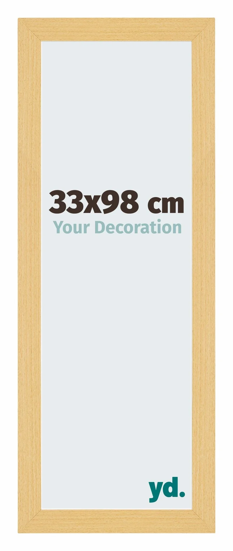 Bilderrahmen 33x98 cm - Buche Dekor - MDF - Mura