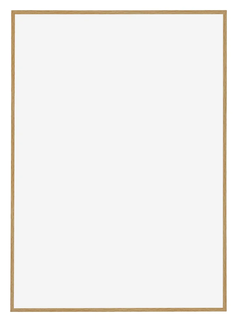 Bilderrahmen 60x84 cm - Buche Hell - Kunststoff - Evry