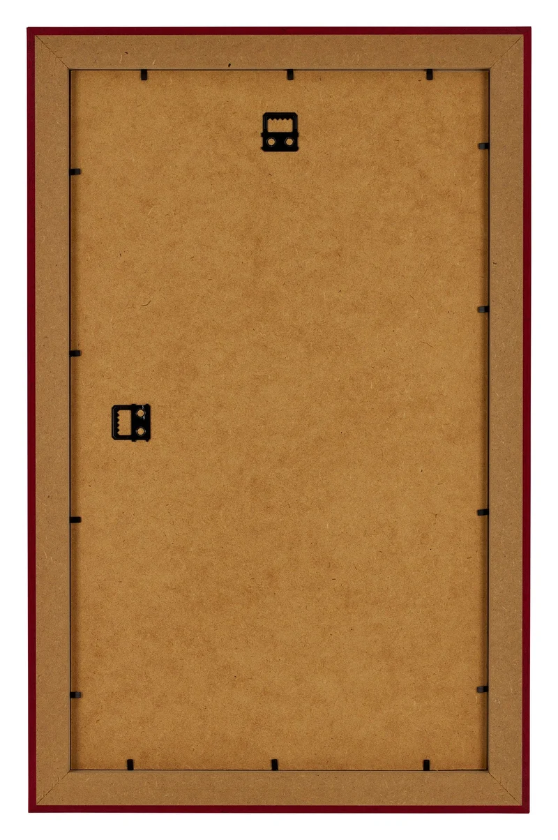 Bilderrahmen 33x48 cm - Weinrot Gewischt - MDF - Como