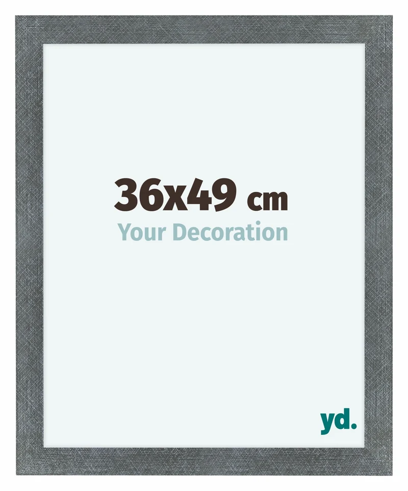 Bilderrahmen 36x49 cm - Eisen Gewischt - MDF - Como
