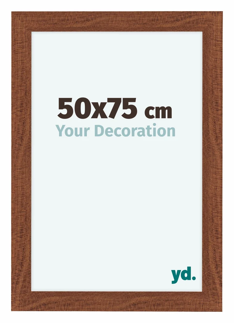 Bilderrahmen 50x75 cm - Nussbaum - MDF - Como