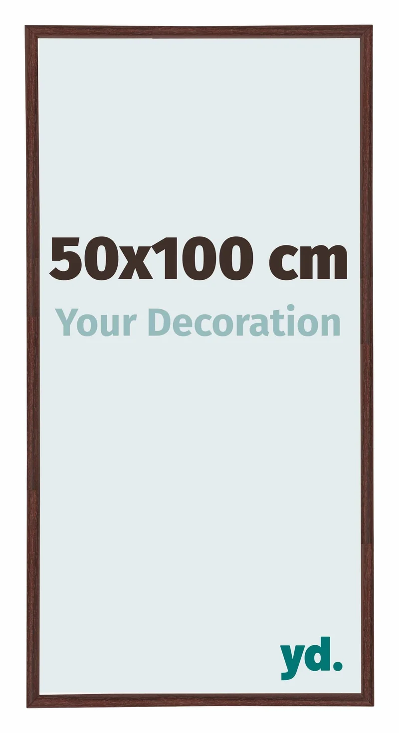 Bilderrahmen 50x100 cm - Braun - Kunststoff - Annecy