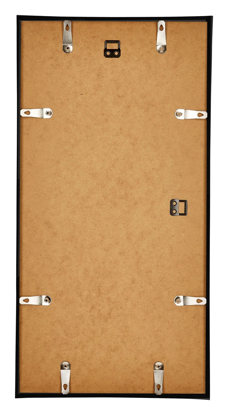 Bilderrahmen 50x100 cm - Schwarz Hochglanz - Kunststoff - Annecy