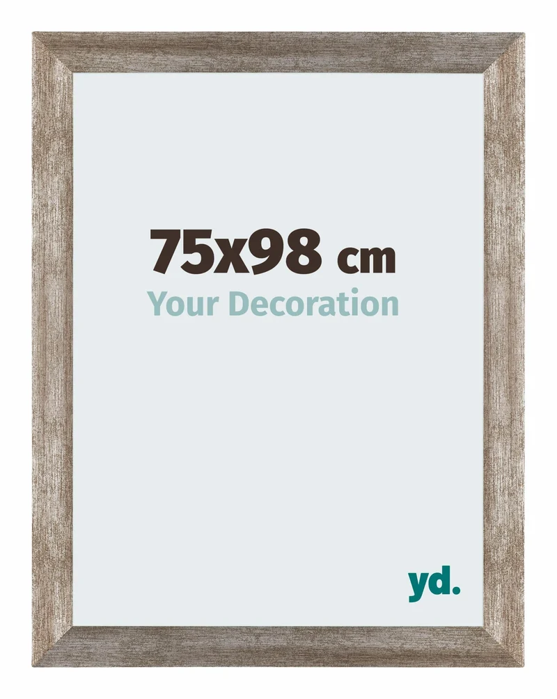 Bilderrahmen 75x98 cm - Metall Vintage - MDF - Mura