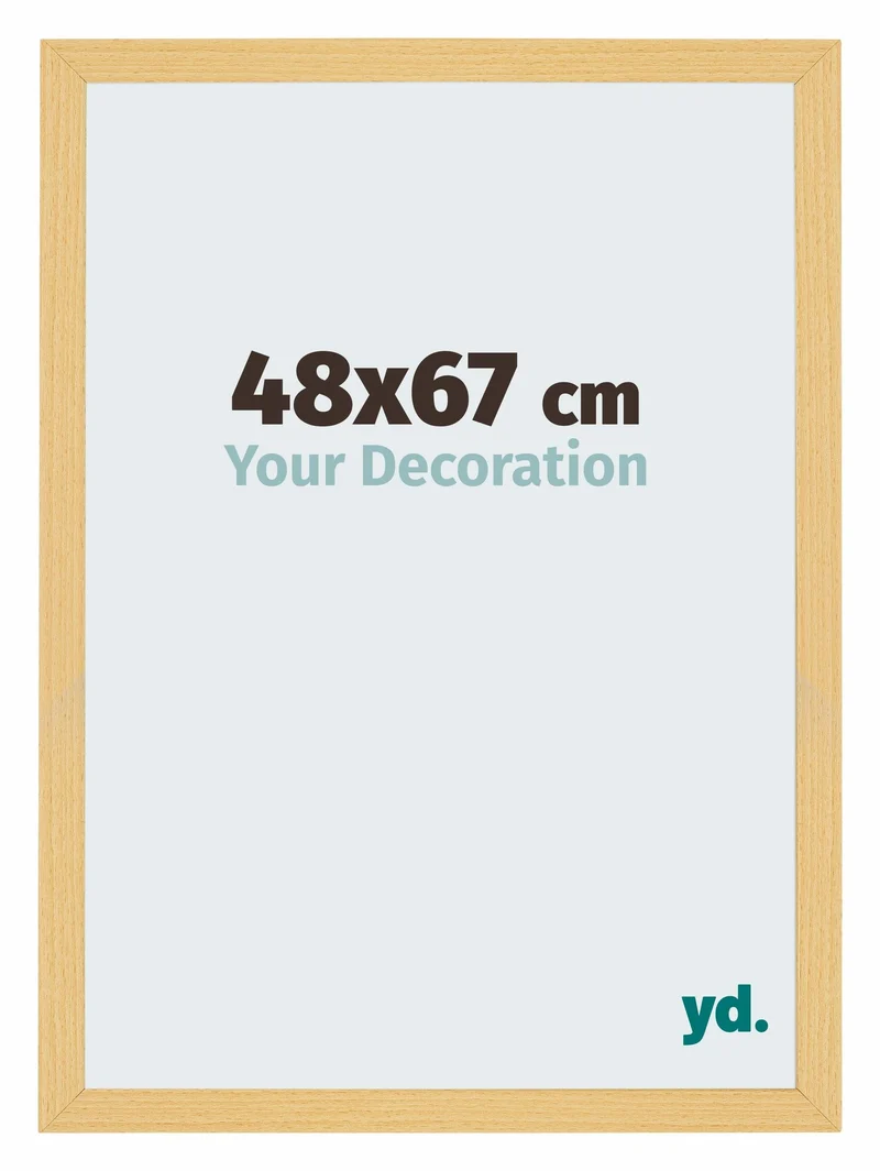Bilderrahmen 48x67 cm - Buche Dekor - MDF - Mura