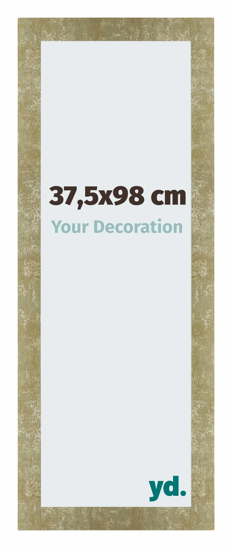 Bilderrahmen 37,5x98 cm - Gold Antik - MDF - Mura