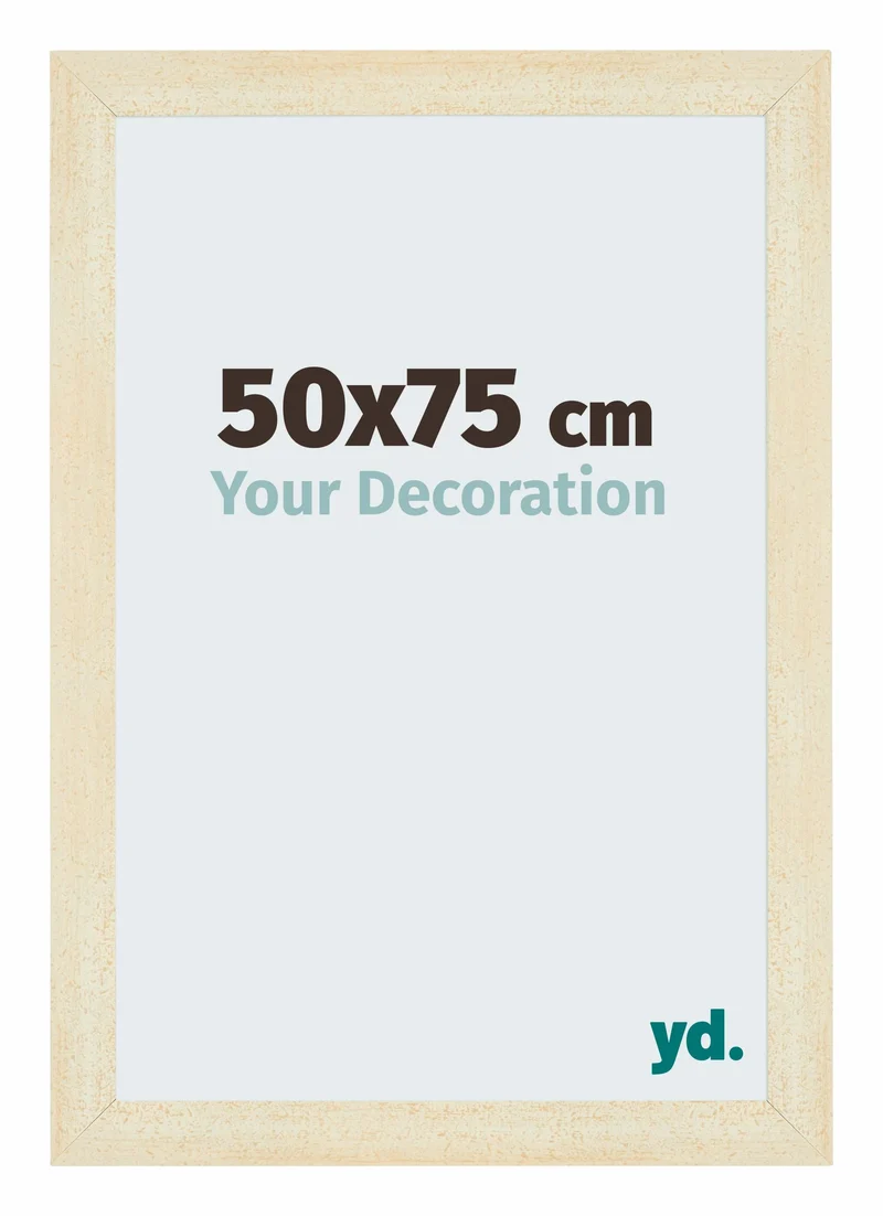 Bilderrahmen 50x75 cm - Sand Gewischt - MDF - Mura