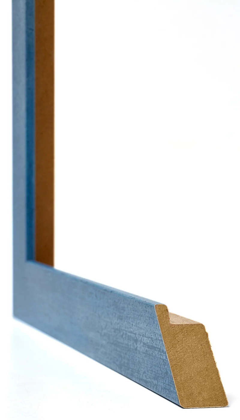 Bilderrahmen 59x84 cm - Hellblau Gewischt - MDF - Mura