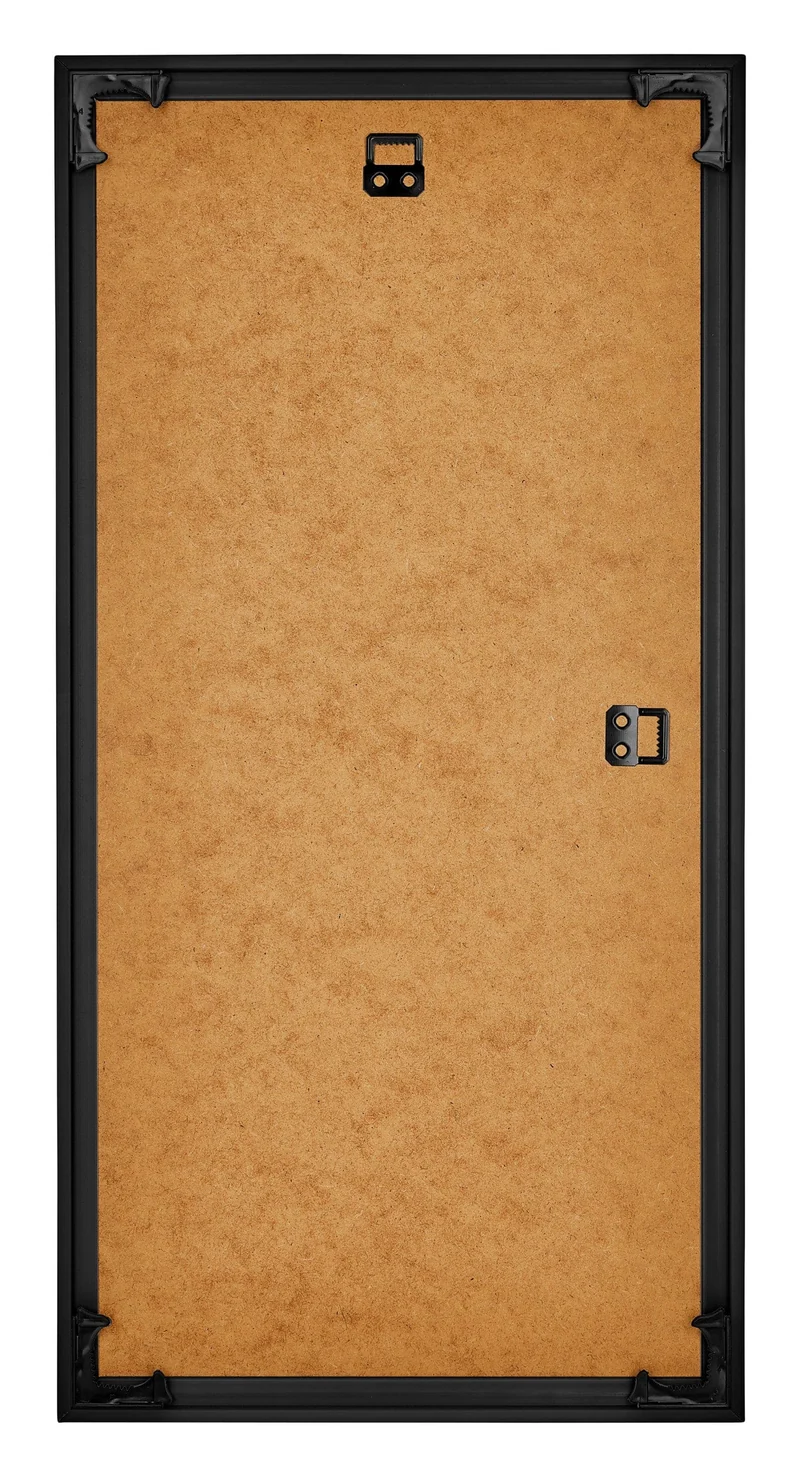 Bilderrahmen 30x60 cm - Schwarz Matt - Kunststoff - Bordeaux