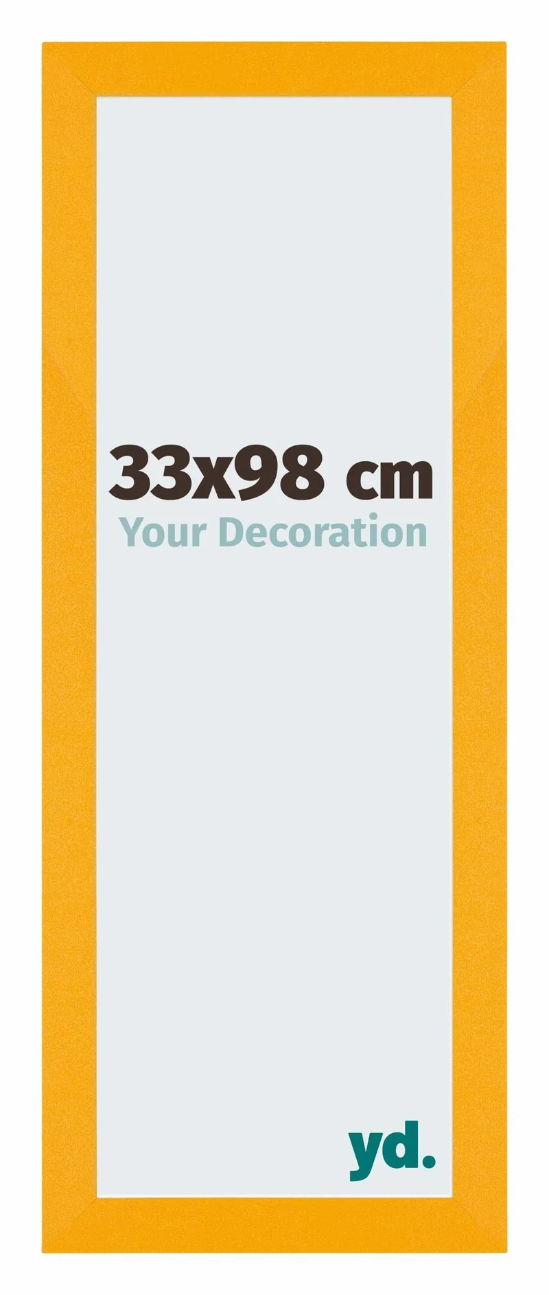 Bilderrahmen 33x98 cm - Gelb - MDF - Mura